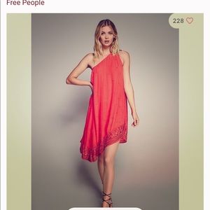 Free People One Shoulder Embellished Dress